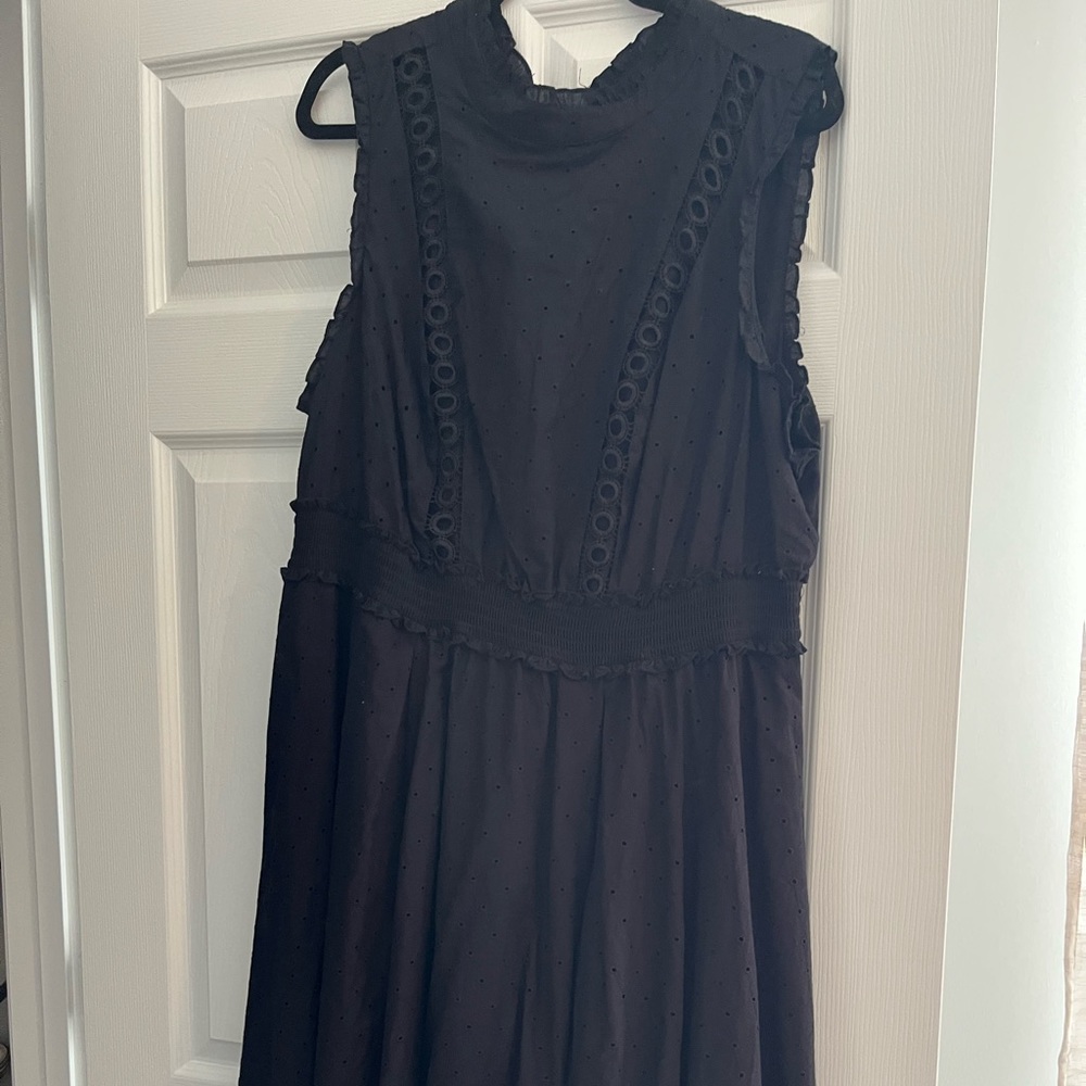 Torrid Size 2 Black eyelet dress